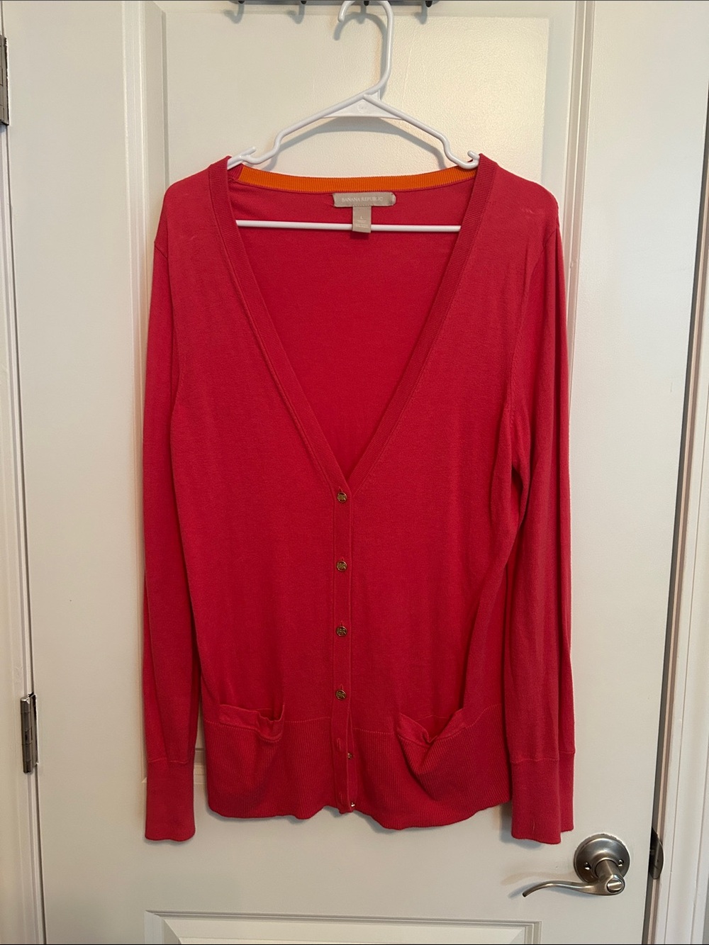 Banana Republic Hot Pink Carigan